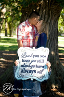 First comes love...  (engagement)